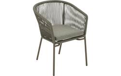Goossens tuinstoel ravello groen buitenstof - 8252987-goossens-ravello-tuinstoelen-buitenstof-01