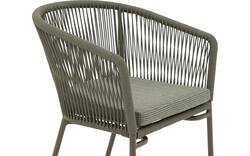 Goossens tuinstoel ravello groen buitenstof - 8252987-goossens-ravello-tuinstoelen-buitenstof-01