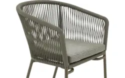 Goossens tuinstoel ravello groen buitenstof - 8252987-goossens-ravello-tuinstoelen-buitenstof-01