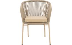 Goossens tuinstoel ravello beige buitenstof - 8252988-goossens-ravello-tuinstoelen-buitenstof-01