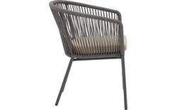 Goossens tuinstoel ravello bruin buitenstof - 8252989-goossens-ravello-tuinstoelen-buitenstof-01