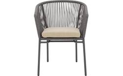 Goossens tuinstoel ravello bruin buitenstof - 8252989-goossens-ravello-tuinstoelen-buitenstof-01