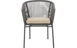 Goossens tuinstoel ravello bruin buitenstof - 8252989-goossens-ravello-tuinstoelen-buitenstof-01