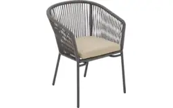 Goossens tuinstoel ravello bruin buitenstof - 8252989-goossens-ravello-tuinstoelen-buitenstof-01