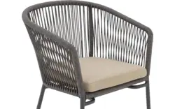 Goossens tuinstoel ravello bruin buitenstof - 8252989-goossens-ravello-tuinstoelen-buitenstof-01