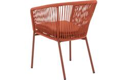 Goossens tuinstoel ravello oranje buitenstof - 8252990-goossens-ravello-tuinstoelen-buitenstof-02