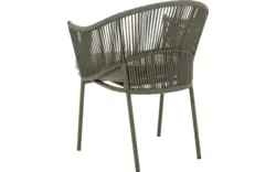 Goossens tuinstoel levanzo groen buitenstof - 8252991-goossens-levanzo-tuinstoelen-buitenstof-01