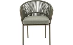 Goossens tuinstoel levanzo groen buitenstof - 8252991-goossens-levanzo-tuinstoelen-buitenstof-01