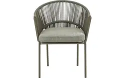 Goossens tuinstoel levanzo groen buitenstof - 8252991-goossens-levanzo-tuinstoelen-buitenstof-01