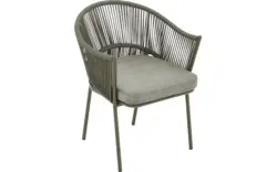 Goossens tuinstoel levanzo groen buitenstof - 8252991-goossens-levanzo-tuinstoelen-buitenstof-01