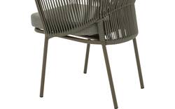 Goossens tuinstoel levanzo groen buitenstof - 8252991-goossens-levanzo-tuinstoelen-buitenstof-01