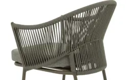 Goossens tuinstoel levanzo groen buitenstof - 8252991-goossens-levanzo-tuinstoelen-buitenstof-01