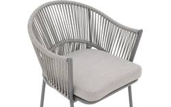 Goossens tuinstoel levanzo bruin buitenstof - 8252992-goossens-levanzo-tuinstoelen-buitenstof-01