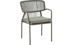 Goossens tuinstoel sestri groen buitenstof - 8252993-goossens-sestri-tuinstoelen-buitenstof-01