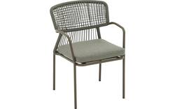 Goossens tuinstoel sestri groen buitenstof - 8252993-goossens-sestri-tuinstoelen-buitenstof-01
