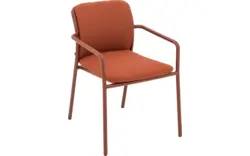 Goossens tuinstoel bibione oranje buitenstof - 8252996-goossens-bibione-tuinstoelen-buitenstof-01