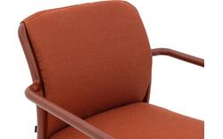 Goossens tuinstoel bibione oranje buitenstof - 8252996-goossens-bibione-tuinstoelen-buitenstof-01