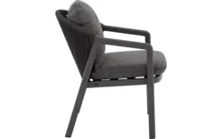 Goossens tuinstoel portofino grijs buitenstof - 8253002-goossens-portofino-tuinstoelen-buitenstof-10
