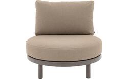 Goossens fauteuil catch of the day bruin buitenstof - 8253010-goossens-catch-of-the-day-tuinbanken-buitenstof-10