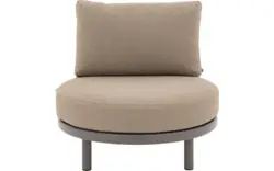 Goossens fauteuil catch of the day bruin buitenstof - 8253010-goossens-catch-of-the-day-tuinbanken-buitenstof-10