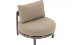 Goossens fauteuil catch of the day bruin buitenstof - 8253010-goossens-catch-of-the-day-tuinbanken-buitenstof-10