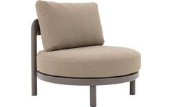 Goossens fauteuil catch of the day bruin buitenstof - 8253010-goossens-catch-of-the-day-tuinbanken-buitenstof-10