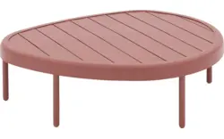 Goossens salontafel voor buiten pien oranje aluminium - 8253019-goossens-pien-tuintafels-aluminium-01