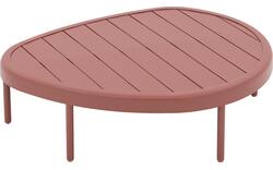 Goossens salontafel voor buiten pien oranje aluminium - 8253019-goossens-pien-tuintafels-aluminium-01
