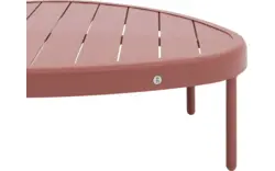 Goossens salontafel voor buiten pien oranje aluminium - 8253019-goossens-pien-tuintafels-aluminium-01