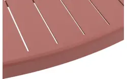 Goossens salontafel voor buiten pien oranje aluminium - 8253019-goossens-pien-tuintafels-aluminium-01