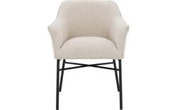 Goossens eetkamerstoel rory beige stof - 8253045-goossens-rory-eetkamerstoel-stof-beige-01