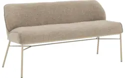 Goossens eetkamerbank rory beige stof - 8253046-goossens-rory-eetkamerstoel-stof-beige-01