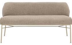 Goossens eetkamerbank rory beige stof - 8253046-goossens-rory-eetkamerstoel-stof-beige-01