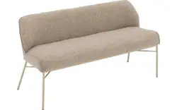 Goossens eetkamerbank rory beige stof - 8253046-goossens-rory-eetkamerstoel-stof-beige-01