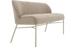 Goossens eetkamerbank rory beige stof - 8253046-goossens-rory-eetkamerstoel-stof-beige-01