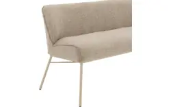 Goossens eetkamerbank rory beige stof - 8253046-goossens-rory-eetkamerstoel-stof-beige-01