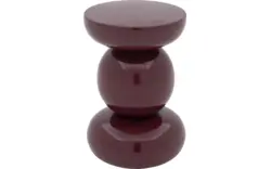 Goossens bijzettafel maroon bruin metaal - 8253050-goossens-maroon-kleinmeubel-metaal-10
