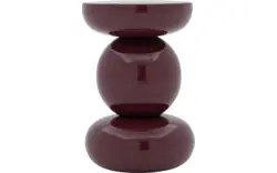 Goossens bijzettafel maroon bruin metaal - 8253050-goossens-maroon-kleinmeubel-metaal-10