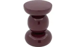 Goossens bijzettafel maroon bruin metaal - 8253050-goossens-maroon-kleinmeubel-metaal-10