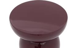 Goossens bijzettafel maroon bruin metaal - 8253050-goossens-maroon-kleinmeubel-metaal-10