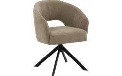 Goossens excellent eetkamerstoel ilse beige stof - 8253052-goossens-excellent-ilse-eetkamerstoel-stof-bruin-01