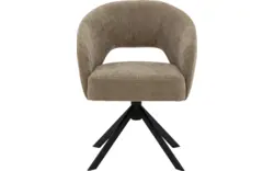 Goossens excellent eetkamerstoel ilse beige stof - 8253052-goossens-excellent-ilse-eetkamerstoel-stof-bruin-01