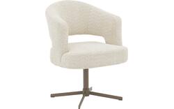 Goossens excellent eetkamerstoel roma wit stof - 8253053-goossens-excellent-roma-eetkamerstoel-stof-wit-01