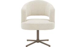 Goossens excellent eetkamerstoel roma wit stof - 8253053-goossens-excellent-roma-eetkamerstoel-stof-wit-01