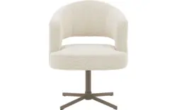 Goossens excellent eetkamerstoel roma wit stof - 8253053-goossens-excellent-roma-eetkamerstoel-stof-wit-01