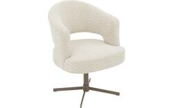 Goossens excellent eetkamerstoel roma wit stof - 8253053-goossens-excellent-roma-eetkamerstoel-stof-wit-01