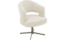 Goossens excellent eetkamerstoel roma wit stof - 8253053-goossens-excellent-roma-eetkamerstoel-stof-wit-01