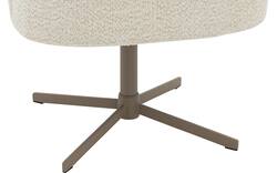 Goossens excellent eetkamerstoel roma wit stof - 8253053-goossens-excellent-roma-eetkamerstoel-stof-wit-01