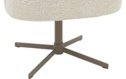 Goossens excellent eetkamerstoel roma wit stof - 8253053-goossens-excellent-roma-eetkamerstoel-stof-wit-01