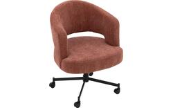 Goossens excellent eetkamerstoel roma rood stof - 8253055-goossens-excellent-roma-eetkamerstoel-stof-rood-01